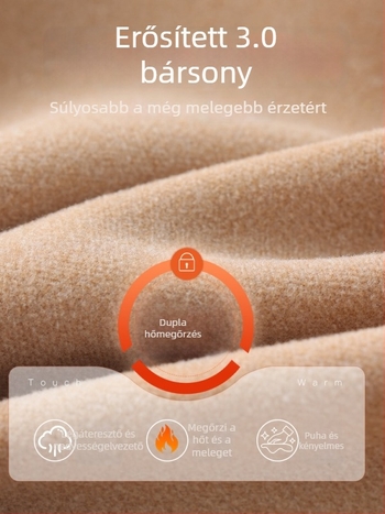 Kisméretű Bootcut nadrág szélesedő sziluettel, vastag fleece béléssel, magas rugalmassággal