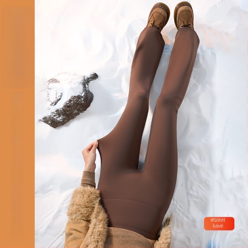 Kisméretű Bootcut nadrág szélesedő sziluettel, vastag fleece béléssel, magas rugalmassággal