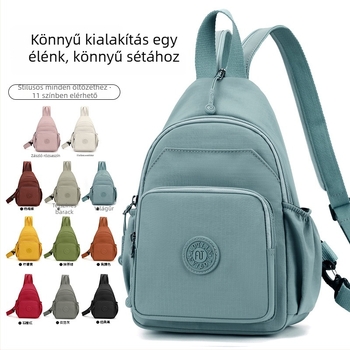 Keresztpántos, többfunkciós hátizsák 3D külső dizájnnal, Oxford anyag, poliészter bélés, cipzáras nyitás, 2025 tavasz