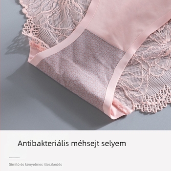 Női fehérnemű nylonból, pamutos intim rész, lélegző, láthatatlan vonal nélküli, Jacquard szövés