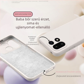 OnePlus 15 folyékony szilikon védőtok teljes lencsevédeléssel, ütésálló és hőelvezetés