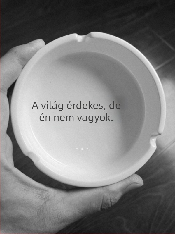 Kerámi hamutál gravírozott szöveggel, modell 985, Yanshi márka