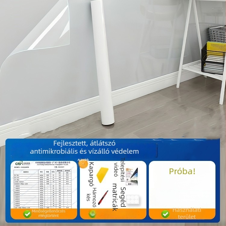 Pengyi PVC anti-sztatikus átlátszó olajálló falmatrica, sík falon, modern minimalist stílus