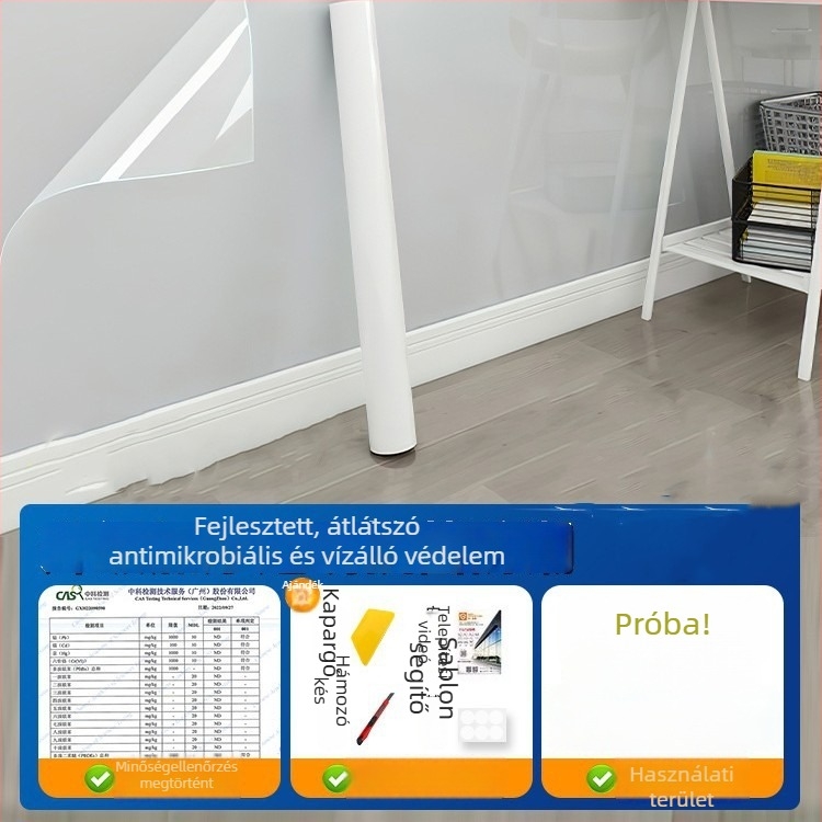 Pengyi PVC anti-sztatikus átlátszó olajálló falmatrica, sík falon, modern minimalist stílus