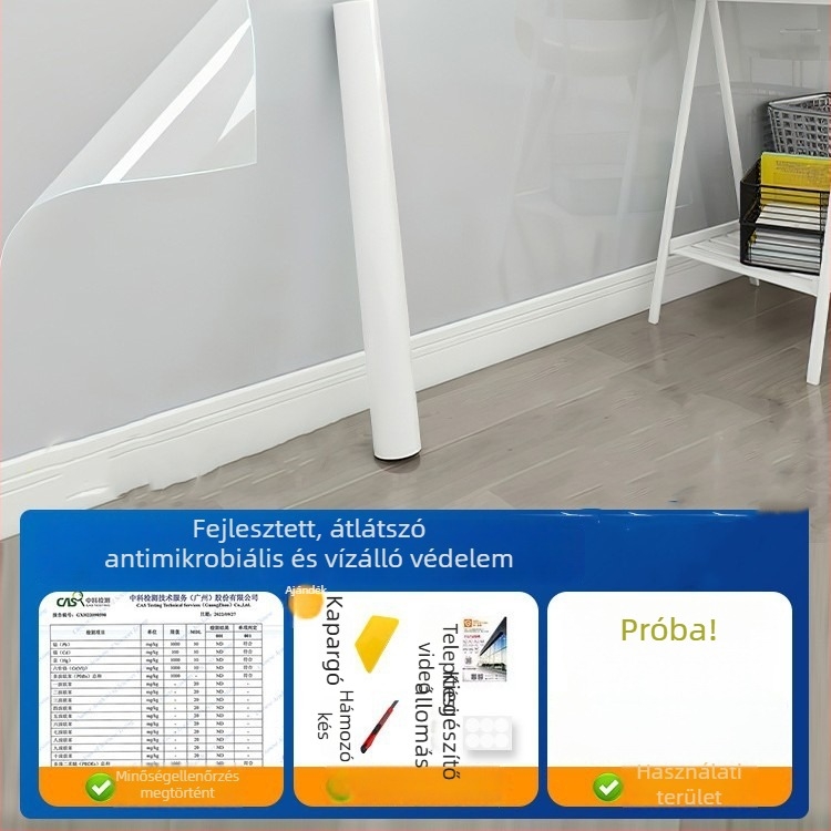 Pengyi PVC anti-sztatikus átlátszó olajálló falmatrica, sík falon, modern minimalist stílus