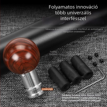 Fa sebességváltó-gomb fa textúrájú, kör alakú golyóval manuális váltóhoz (Modell: Wood grain ball gear head; Márka: Powerful manufacturer; OEM: Original factory)