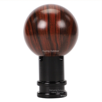 Fa sebességváltó-gomb fa textúrájú, kör alakú golyóval manuális váltóhoz (Modell: Wood grain ball gear head; Márka: Powerful manufacturer; OEM: Original factory)