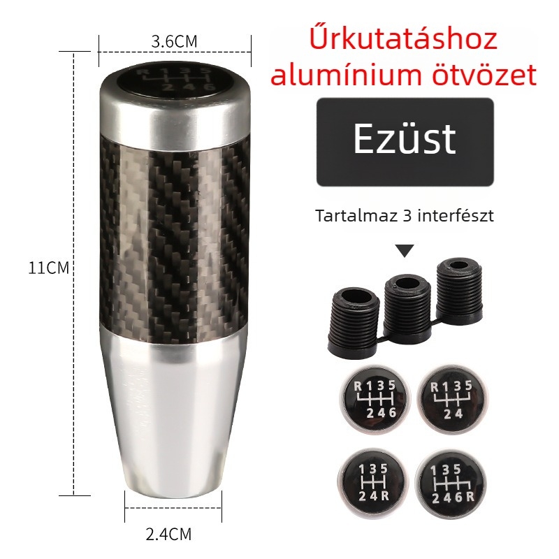 Fa sebességváltó-gomb fa textúrájú, kör alakú golyóval manuális váltóhoz (Modell: Wood grain ball gear head; Márka: Powerful manufacturer; OEM: Original factory)