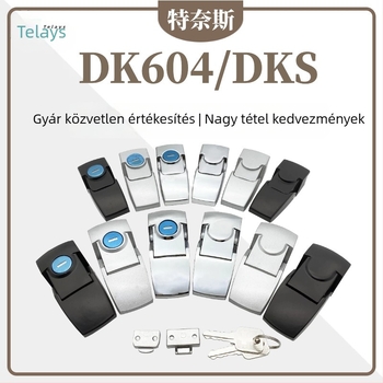 Ternis DK604/DKS hasp zár – cinkötvözet, elektromos szekrények és elosztó dobozok számára, modell DKS/DK604