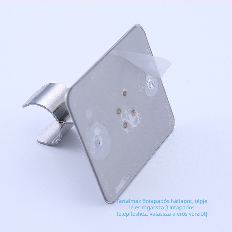 HZ388 rozsdamentes acél zuhanyállvány – fúrás nélküli szerelés, állítható zuhanyfej tartó esőzuhany funkcióval