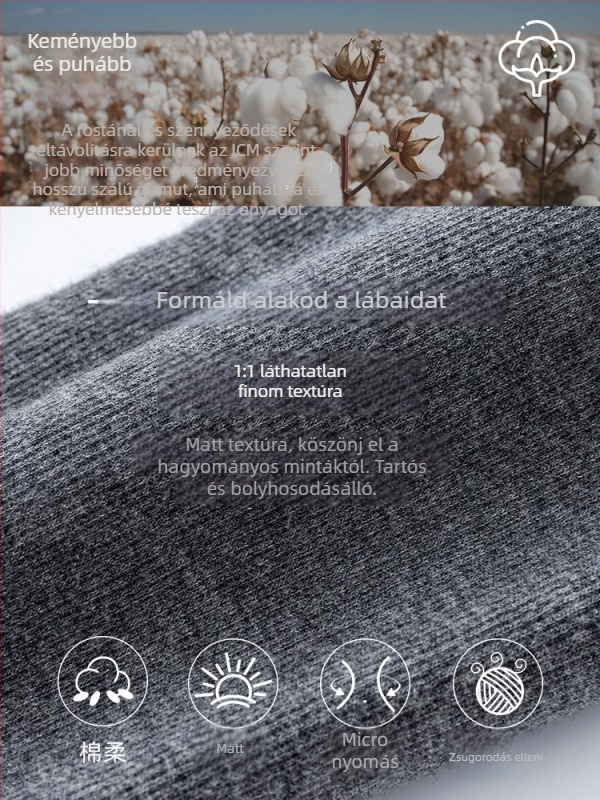 Pamut leggings filccel bélelt, magas derekú, szoros fazon, bordázott textúra, közepes vastagság