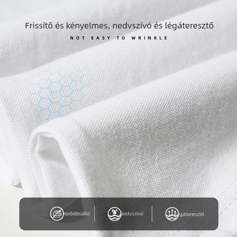 Gyerekek polo pólója, 95% pamut / 5% spandex, Tavasz–Ősz, Szabad szabású, 3–8 évesek