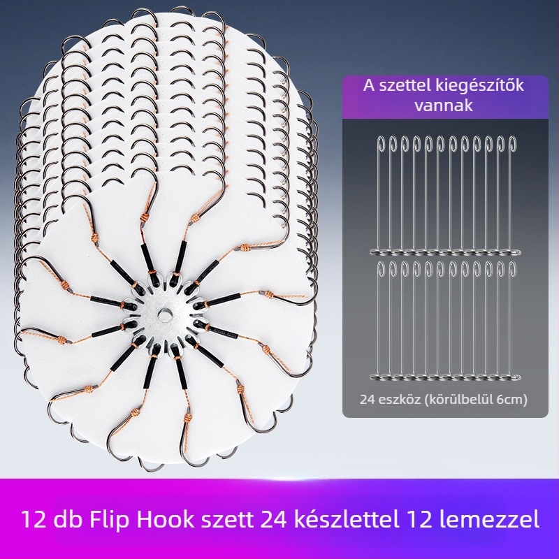 Robbanó horog horgászathoz, 1-es, patakhoz — Flip Hook