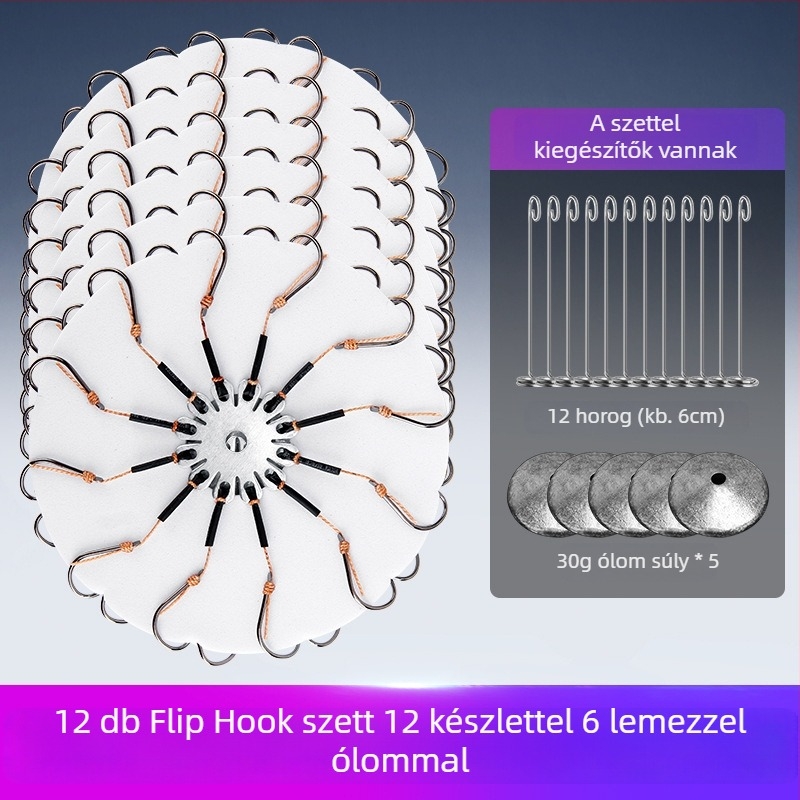 Robbanó horog horgászathoz, 1-es, patakhoz — Flip Hook