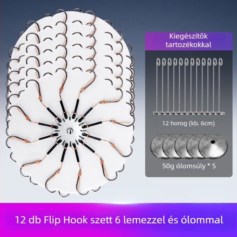 Robbanó horog horgászathoz, 1-es, patakhoz — Flip Hook