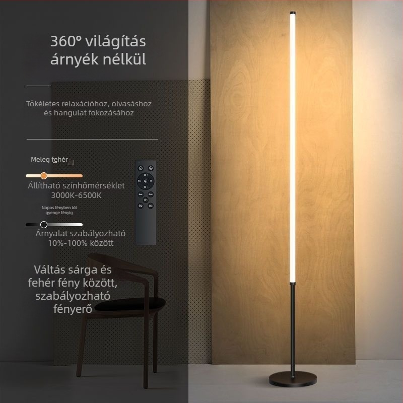 Földi lámpa – LED, 15–20W, 36V alatt, vas lámpabúra, PVC test, egyszerű skandináv stílus