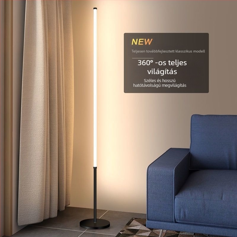 Földi lámpa – LED, 15–20W, 36V alatt, vas lámpabúra, PVC test, egyszerű skandináv stílus