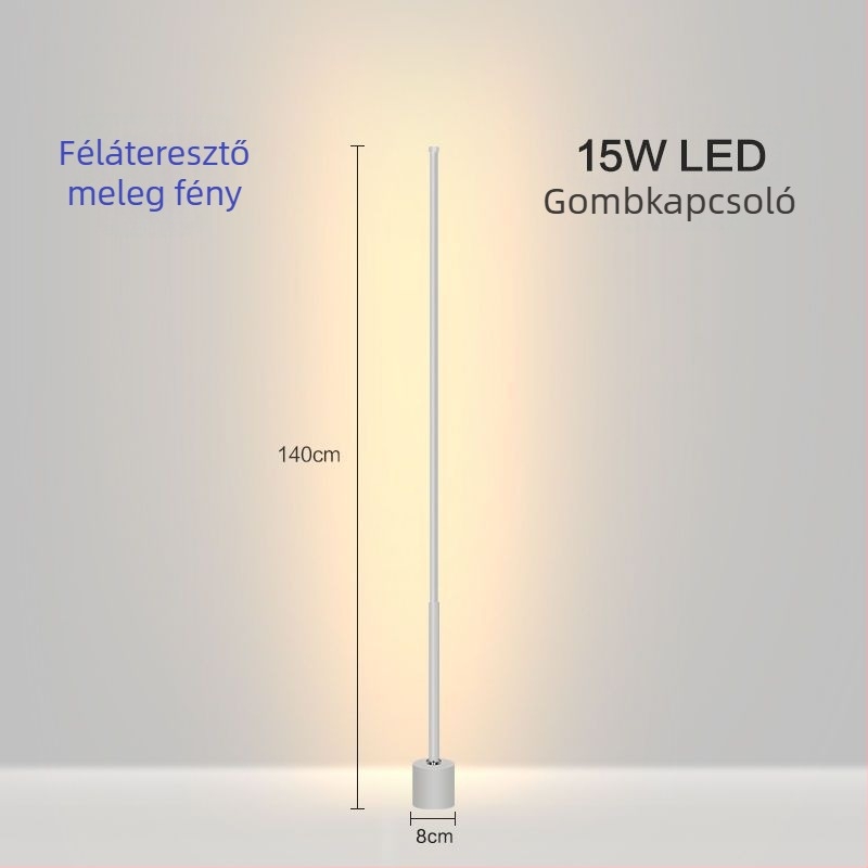 Földi lámpa – LED, 15–20W, 36V alatt, vas lámpabúra, PVC test, egyszerű skandináv stílus