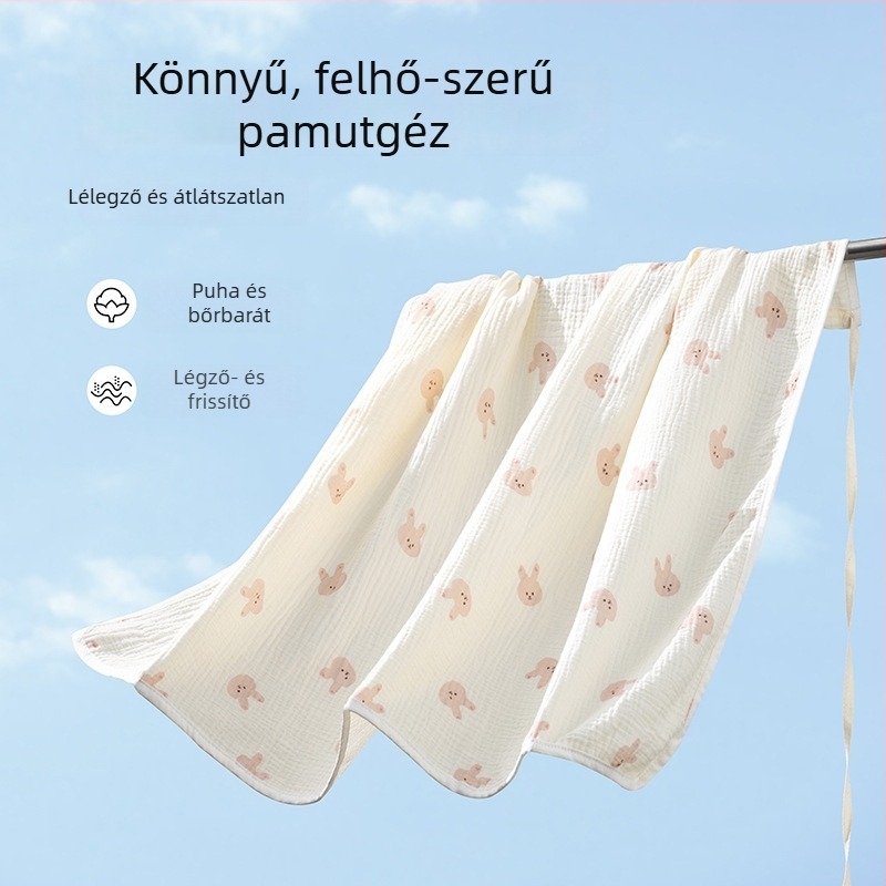 Pamut etető kendő csipkével és fűzővel, casual stílus, ujjatlan, minden évszakban használható