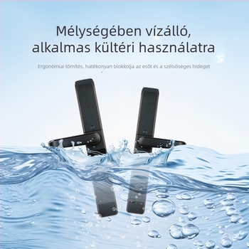 Villa előkert kapu – kétoldalas mechanikus jelszavas zár, OL4055, cinkötvözet, mechanikus típus, 80×80 rúd vastagság, biztonsági ajtókhoz.