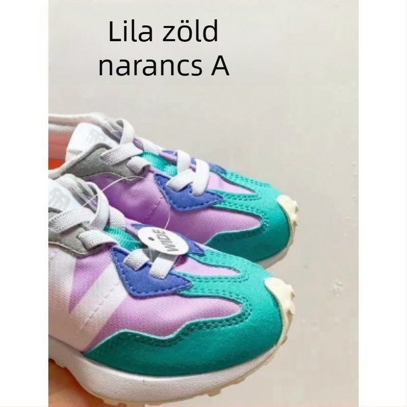 Gyerekeknek készült futócipő elasztikus pánttal; velúr felsőrész; gumírozott talp; csúszásmentes; 4–16 évesek