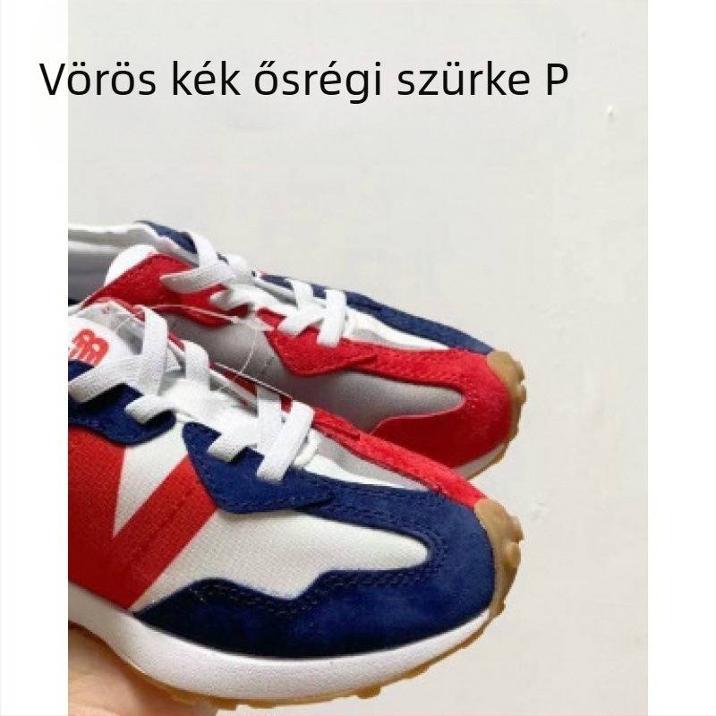 Gyerekeknek készült futócipő elasztikus pánttal; velúr felsőrész; gumírozott talp; csúszásmentes; 4–16 évesek