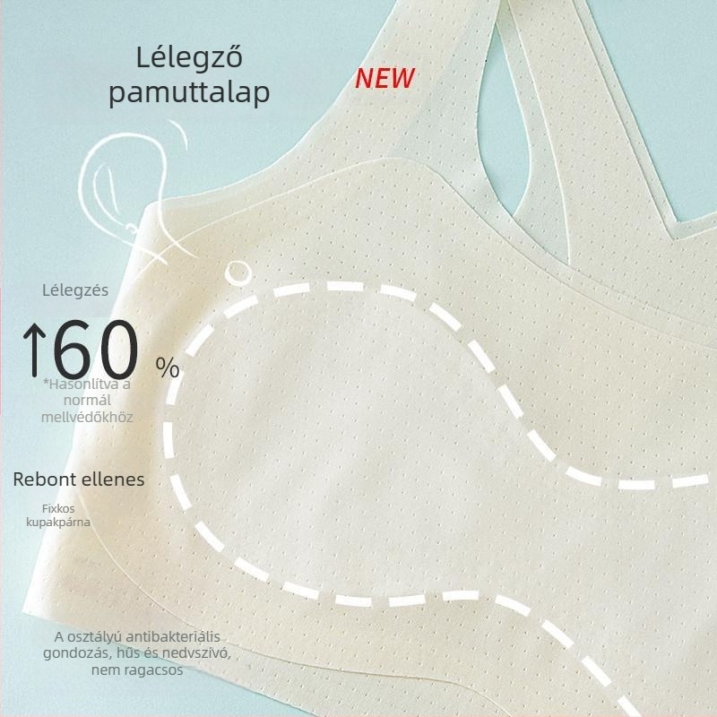 Fiatal lányok fejlődési sportmelltartója – Első szakasz, 8 év feletti gyermekeknek, 140 cm feletti magassággal, minden szezonra, nylon és akril szál