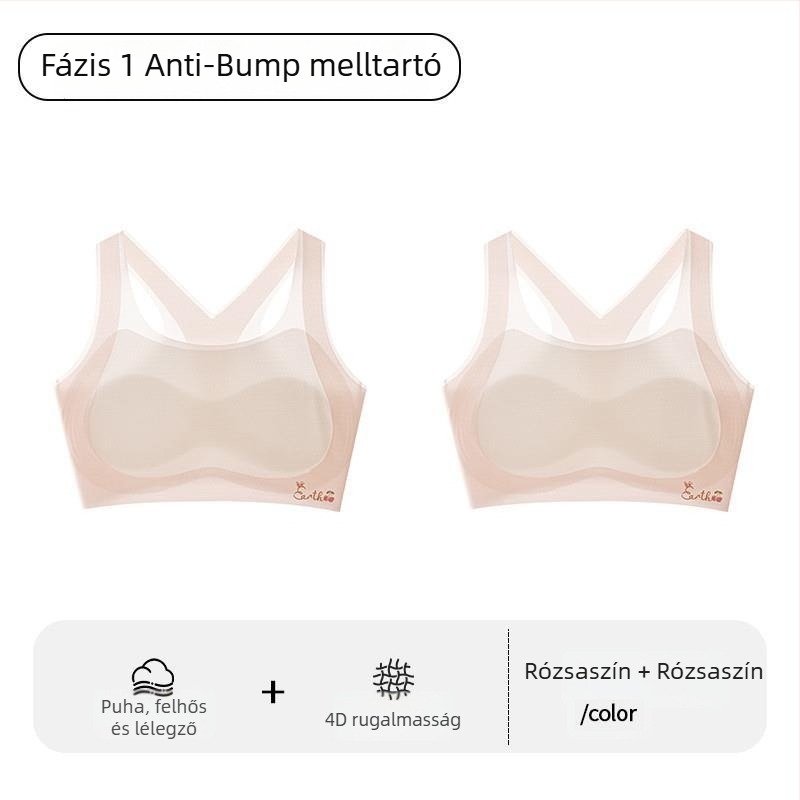 Fiatal lányok fejlődési sportmelltartója – Első szakasz, 8 év feletti gyermekeknek, 140 cm feletti magassággal, minden szezonra, nylon és akril szál