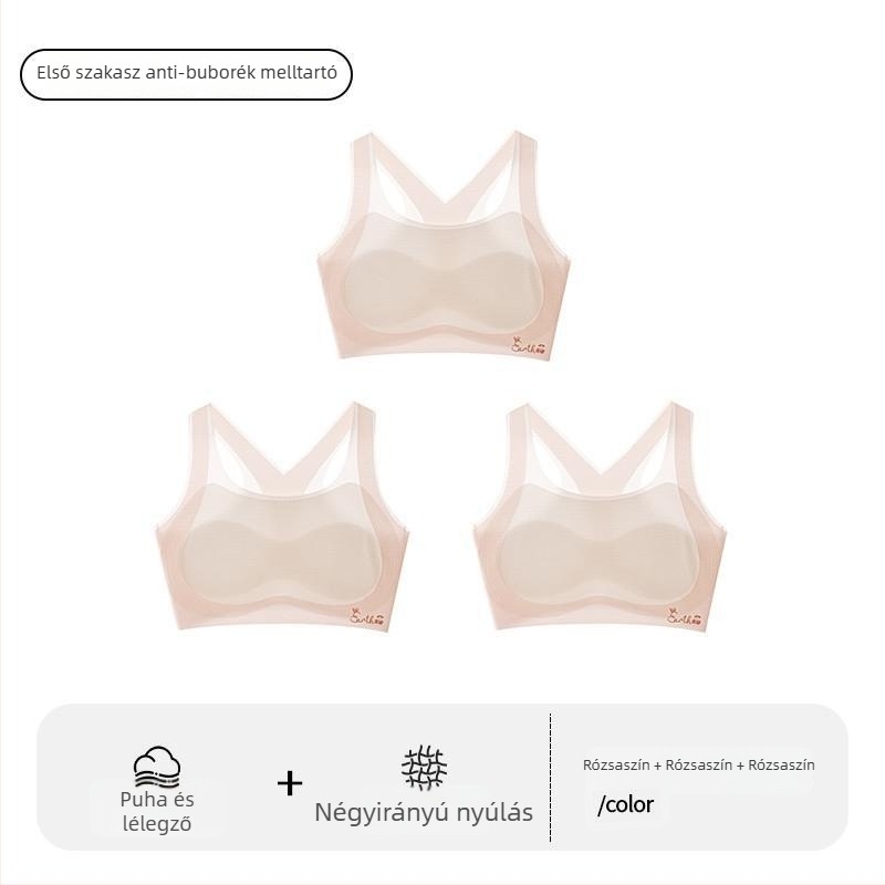 Fiatal lányok fejlődési sportmelltartója – Első szakasz, 8 év feletti gyermekeknek, 140 cm feletti magassággal, minden szezonra, nylon és akril szál