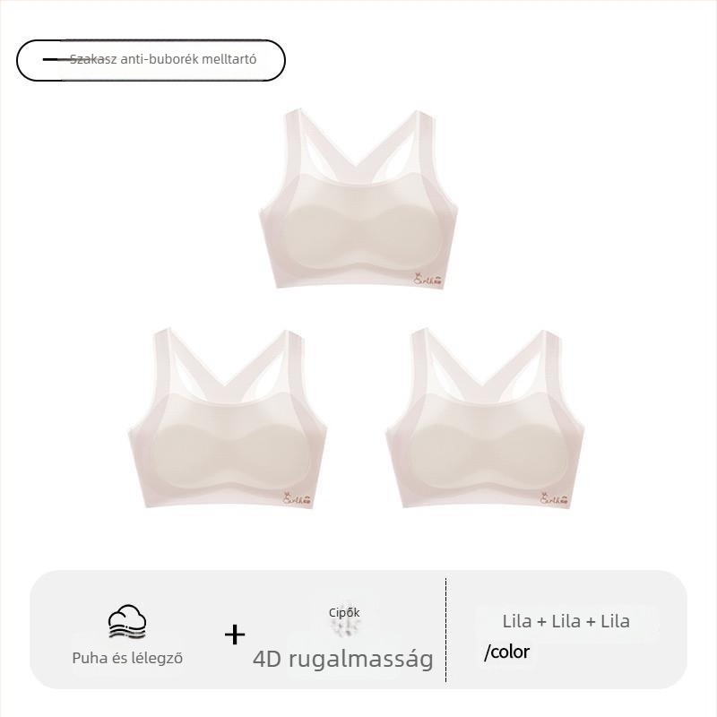 Fiatal lányok fejlődési sportmelltartója – Első szakasz, 8 év feletti gyermekeknek, 140 cm feletti magassággal, minden szezonra, nylon és akril szál