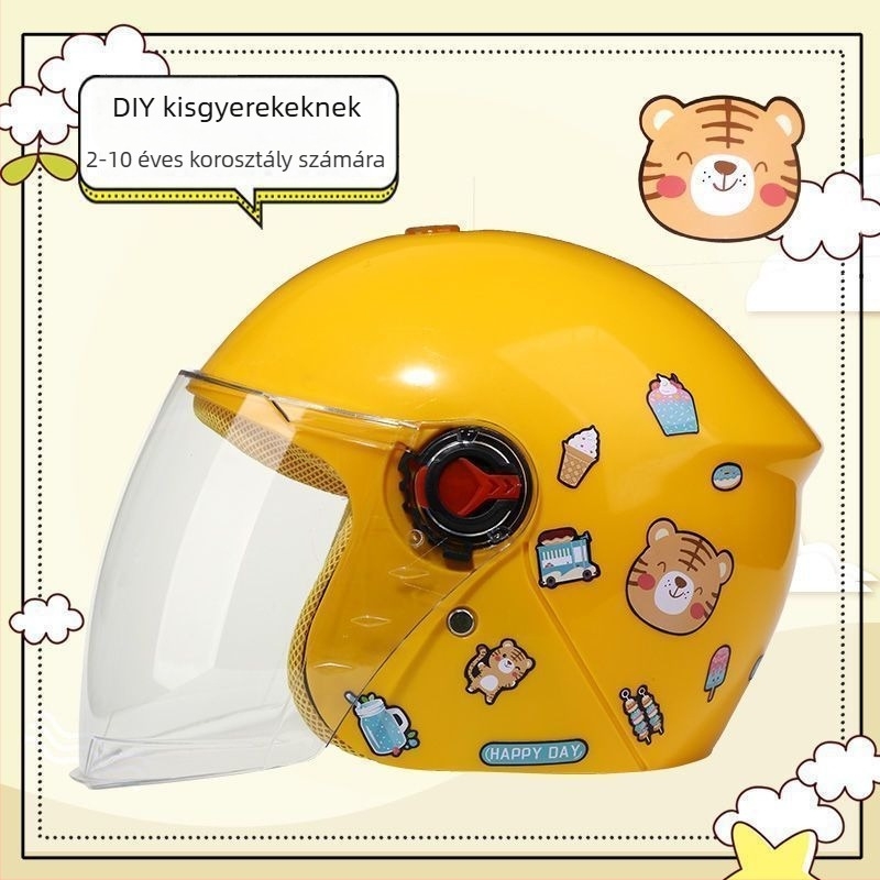 Gyermek rally sisak — nyár, napvédelem, TCO99 tanúsítva