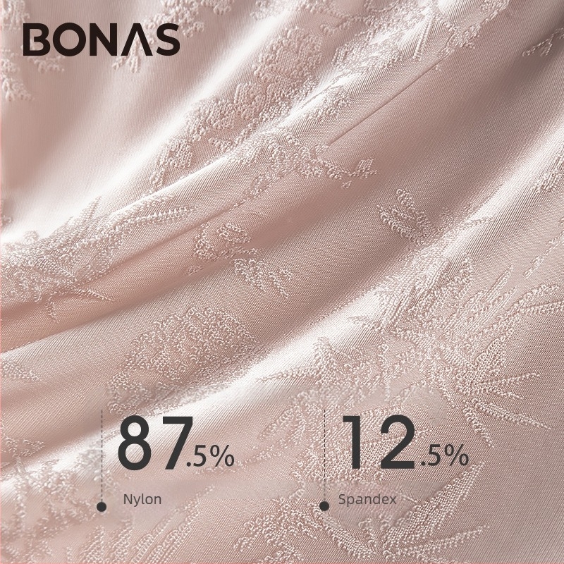 Női csipkés magas derekú alsónemű, lélegző és antibakteriális; anyag 80–90% nylon; része 90–95% viszkóz; mintázat: törött virágok