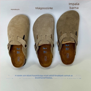 Valódi bőrből készült cap toe mokaszín, EVA talp, 3–5 cm talpvastagság, ragasztott kivitel