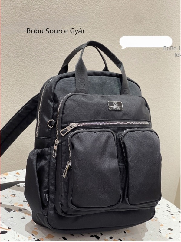 Női városi hátizsák: könnyű, Oxford szövetből; vízálló; laptop rekesz; több zseb; nylon bélés.