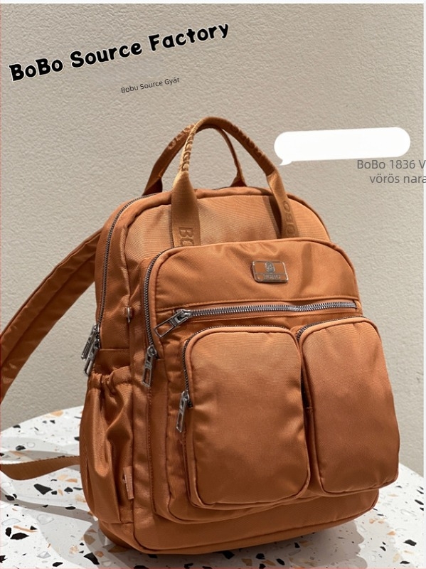 Női városi hátizsák: könnyű, Oxford szövetből; vízálló; laptop rekesz; több zseb; nylon bélés.