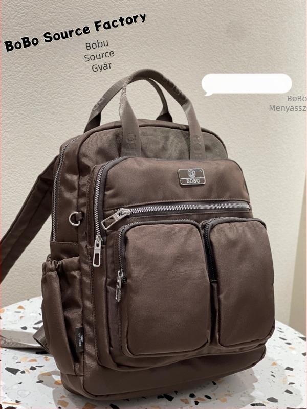 Női városi hátizsák: könnyű, Oxford szövetből; vízálló; laptop rekesz; több zseb; nylon bélés.