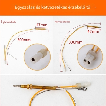 Réz tű termoszenzoros szenzor-szonda – elektromágneses szeleptest, modern egyszerű dizájn, tanúsítvány nélkül