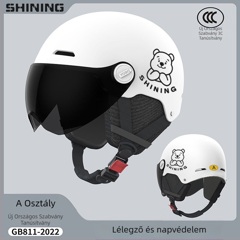 Elektromos kerékpár sisak, ABS burkolat, 3C tanúsítvány, uniszex fél sisak, egész éves napsugárzás elleni védelem