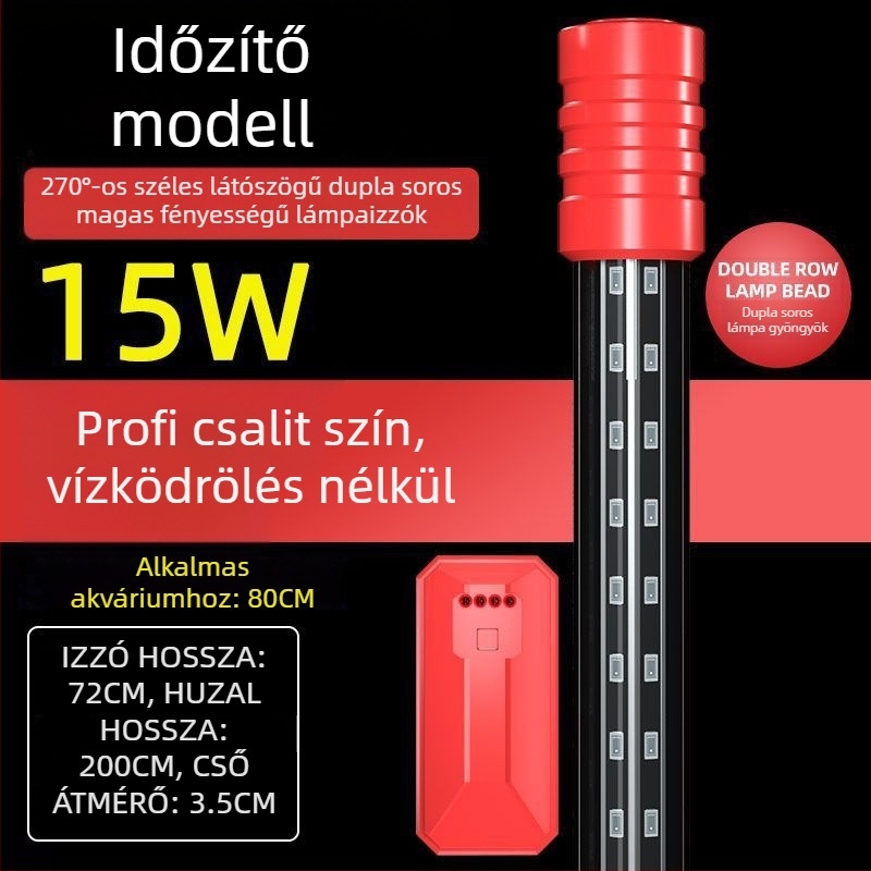 Merülő akváriumi fény, vízálló, rendkívül fényes, színkiemelő (Anyag: Egyéb; Importált: Nem; Márka: Nothing)