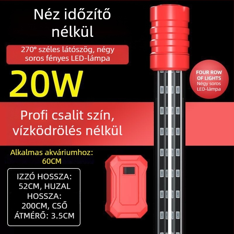 Merülő akváriumi fény, vízálló, rendkívül fényes, színkiemelő (Anyag: Egyéb; Importált: Nem; Márka: Nothing)