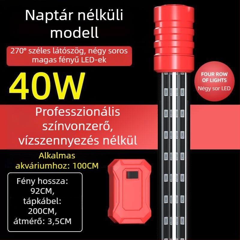 Merülő akváriumi fény, vízálló, rendkívül fényes, színkiemelő (Anyag: Egyéb; Importált: Nem; Márka: Nothing)