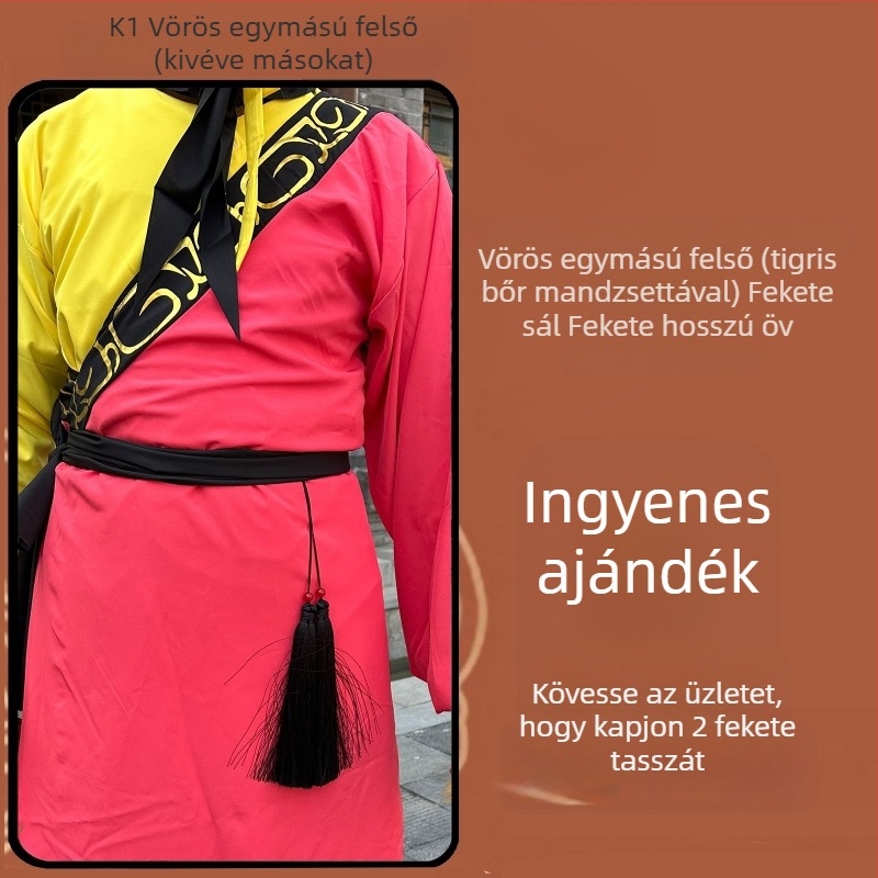 Sun Wukong jelmezkészlet - Uniszex, hálóanyag, K11, 2024 tél
