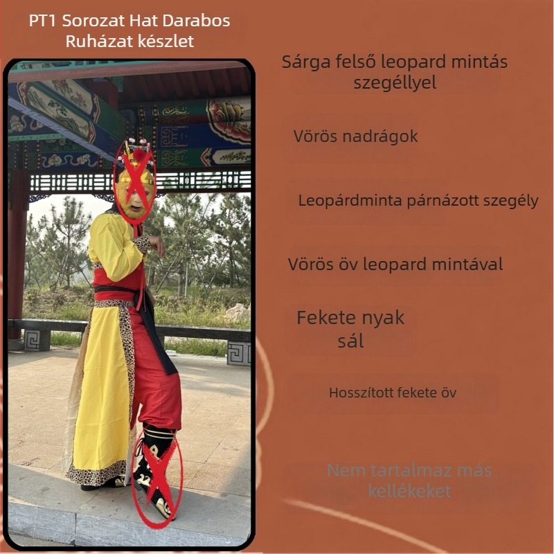 Sun Wukong jelmezkészlet - Uniszex, hálóanyag, K11, 2024 tél