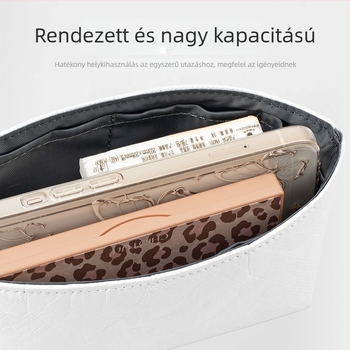 Luo baoshi Dupont papírból készített kozmetikai táska, ultra könnyű, béléses