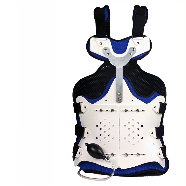 Mellkas- és ágyéki gerincfixáló sín - légáteresztő polipropilén, modell XYZ, hát részre, a tömött gerincfraktúrák korrekciójára és rehabilitációra, infravörös fűtés