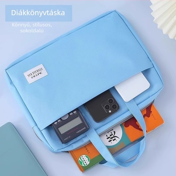 Geneme női irattáska, Oxford anyag, cipzáras záródás, idegen forma