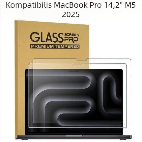 Edzett képernyővédő fólia MacBook Pro/Airhez — gépi megmunkálás, OEM feldolgozás, tömege kb. 50 g