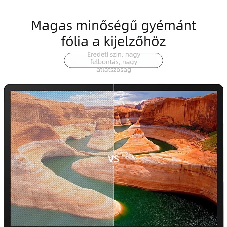 Edzett képernyővédő fólia MacBook Pro/Airhez — gépi megmunkálás, OEM feldolgozás, tömege kb. 50 g