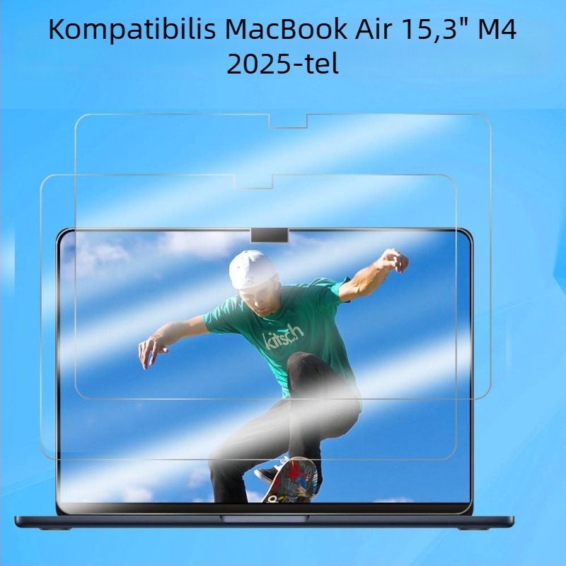 Edzett képernyővédő fólia MacBook Pro/Airhez — gépi megmunkálás, OEM feldolgozás, tömege kb. 50 g