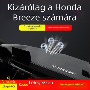 2024-es Honda Haoying központi műszerfal-matja — geometriai minta, nyomtatott logó, hőszigetelő árnyékolás